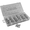 Coffret d'écrous papillon - 150 pièces