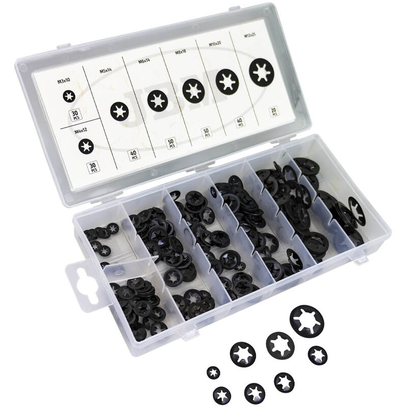 Coffret de goupilles dentelées 260 pièces