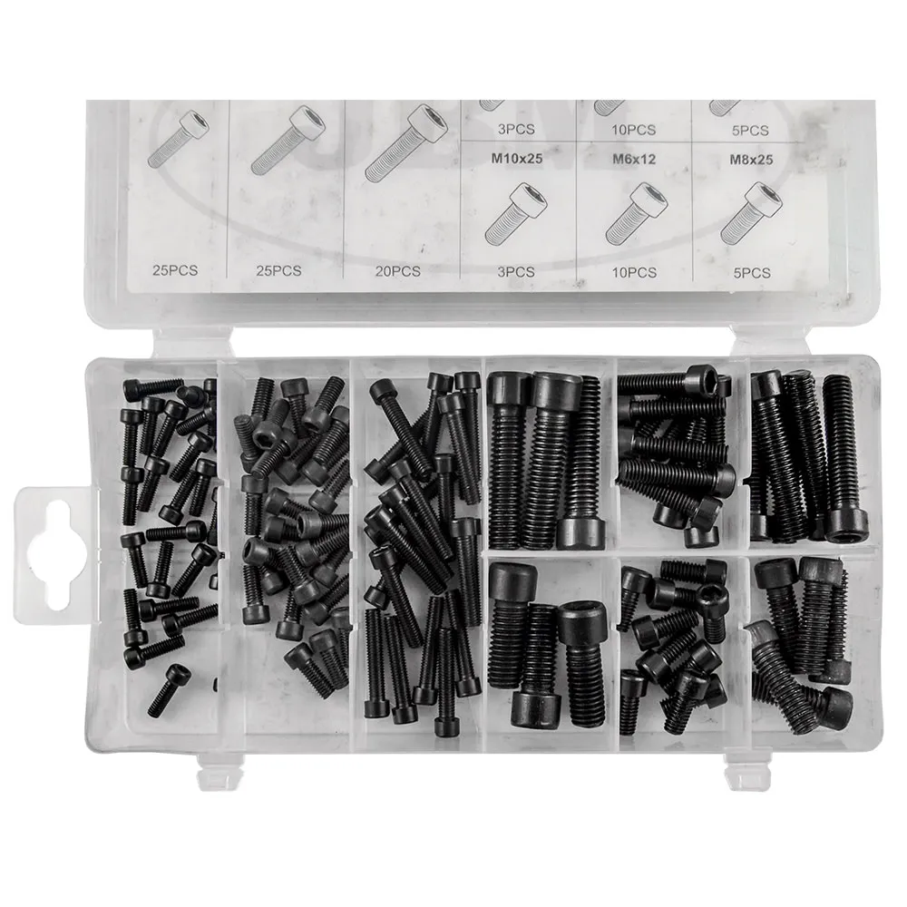 [X1-53362] Coffret de vis BTR - Allen - 6 pans creuses - 106 pièces
